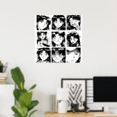 Poster Evangelion Misato (Bureau à domicile)