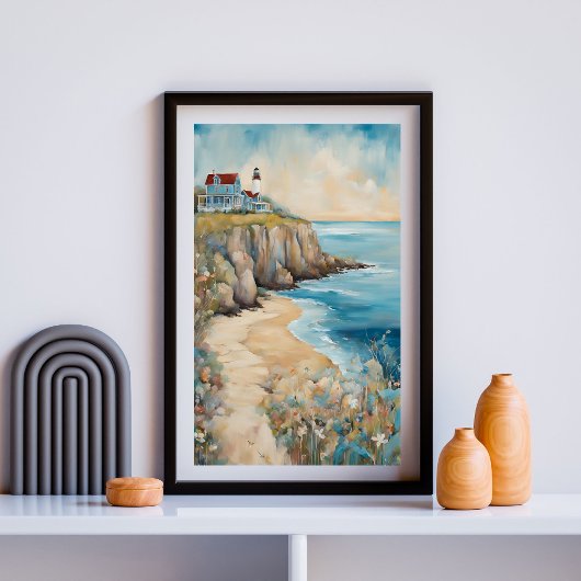 Poster Évasion du phare de la falaise