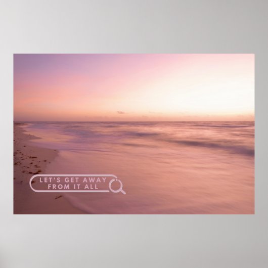 Poster Évasion vers la tranquillité (Devant)