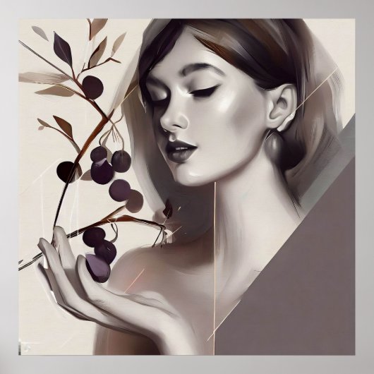 Poster Eve et le fruit interdit, Woman Modern Wall (Devant)