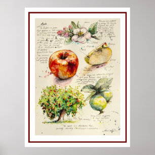 Poster EVE Illustration peinte d'Apple