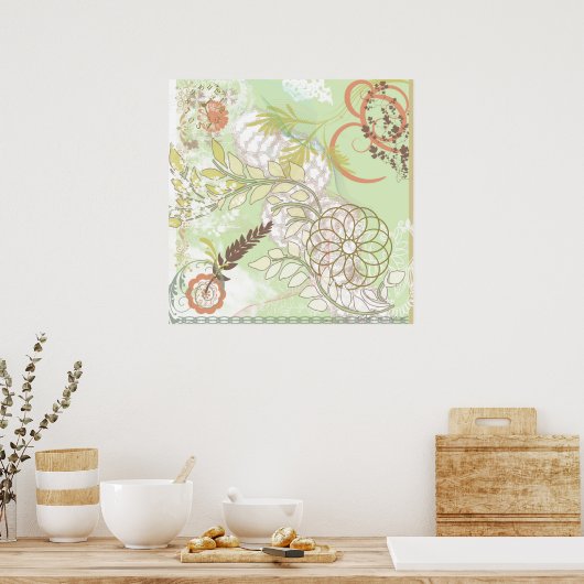 Poster Éveil doux (Cuisine)