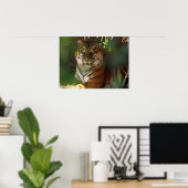 Poster Éveil du tigre (Bureau à domicile)