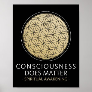 Poster Éveil Spirituel Conscience Fait Problème Yoga