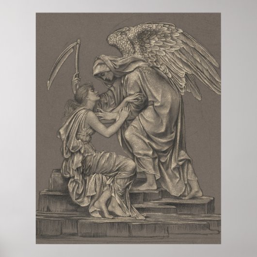 Poster Evelyn de Morgan Angel (Devant)