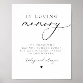 Poster EVELYN Élégante Calligraphie Dans Love Memory Post (Devant)