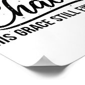 Poster Even In Chaos His Grace Still Finds Me Christian  (Coin)