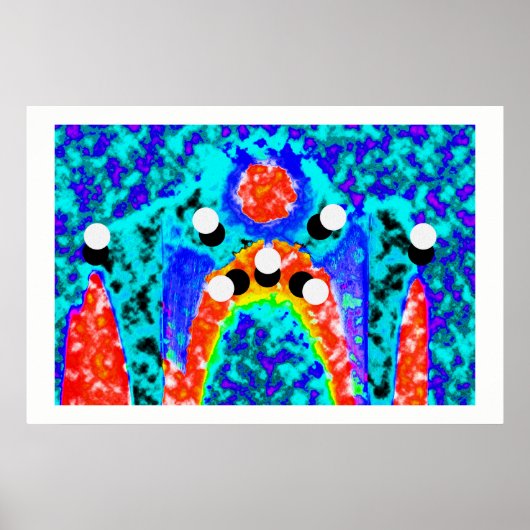 Poster Événement cosmique dans l'espace (Devant)