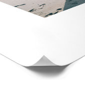 Poster Événement de grand amour rose pâle Mémoire Photo d (Coin)