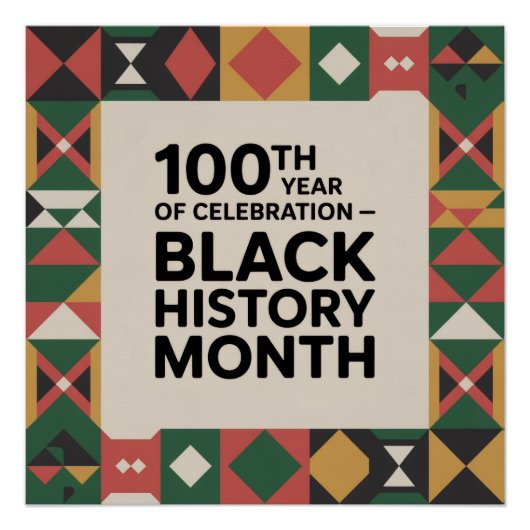 Poster Événement du Mois de l'histoire des Noirs (Devant)