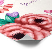 Poster Événement Floral (Coin)