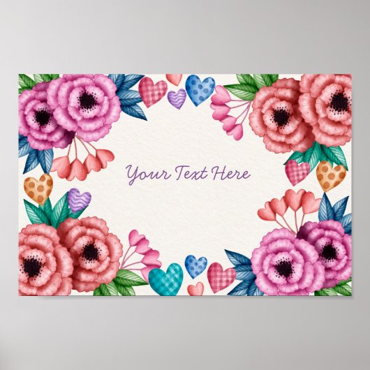 Poster Événement Floral (Devant)