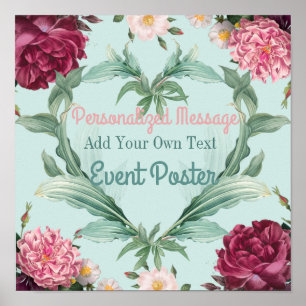 Poster Événement Floral