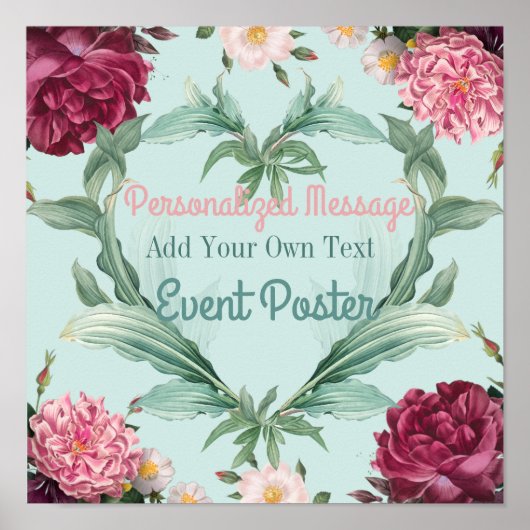 Poster Événement Floral (Devant)