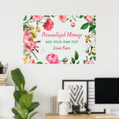 Poster Événement Floral (Bureau à domicile)