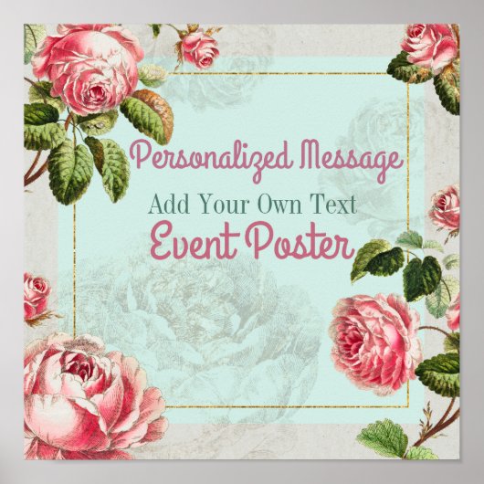 Poster Événement Floral (Devant)