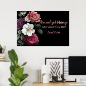 Poster Événement Floral (Bureau à domicile)