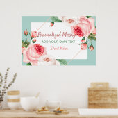 Poster Événement Floral (Cuisine)