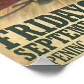 Poster ÉVÉNEMENT MOTORCYCLE vintage (Coin)