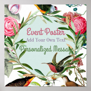 Poster Événement Oiseaux