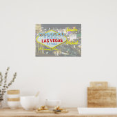 Poster Événement spécial personnalisé Las Vegas (Cuisine)
