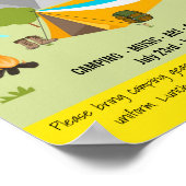 Poster événement thématique du camp de scouts (Coin)