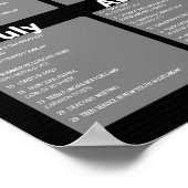 Poster événements du calendrier (Coin)