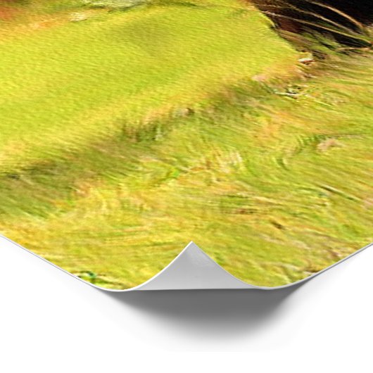 Poster Eventer - Cheval Art (Coin)