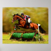 Poster Eventer - Cheval Art (Devant)