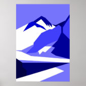 Poster Everest - bleu (Devant)