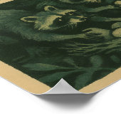 Poster Everglades Comic - Alligator Attaquer Horreur (Coin)