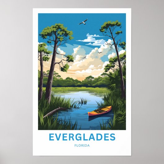 Poster Everglades Floride (Devant)
