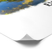 Poster Everglades National Park Florida, Watercolor (Coin)