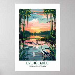 Poster Everglades Parc National Floride USA