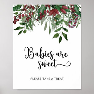 Poster Evergreen babies are sweet
