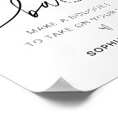 Poster EVERLEIGH Flower Bar, Faites Votre Bouquet Signer (Coin)