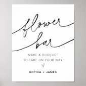 Poster EVERLEIGH Flower Bar, Faites Votre Bouquet Signer (Devant)