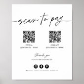 Poster EVERLEIGH Scan to Pay Mobile Checkout Signer (Devant)
