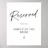 Poster EVERLEIGH Siège réservé pour le signe de famille (Devant)