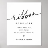 Poster EVERLEIGING Mariage Ribbon Envoyer Désactiver (Devant)