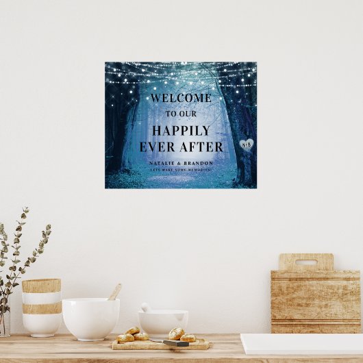 Poster Evermore | Forêt enchantée | Accueil Réception (Cuisine)