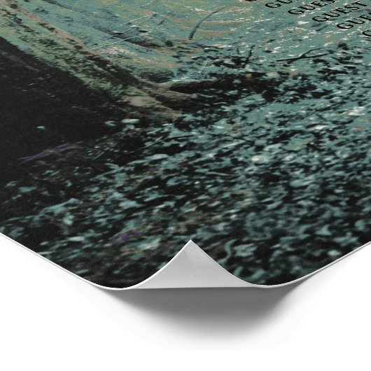 Poster Evermore | Graphique de sièges de table de forêt e (Coin)