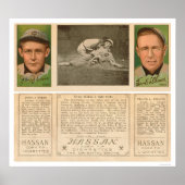Poster Evers Chance Baseball 1912 (Devant)