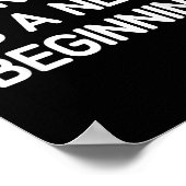 Poster Every Day Is A New Beginning, Insrational, Life Qu (Coin)