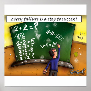 Poster Every failure is a step to success