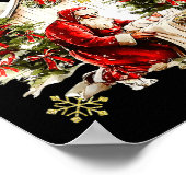 Poster Every Knee Shall Bow Jesus Birth Christian Santa C (Coin)