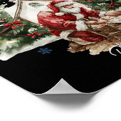 Poster Every Knee Shall Bow Santa Christmas Nativity Scen (Coin)