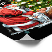 Poster Every Knee Shall Bow Santa Christmas Nativity Scen (Coin)