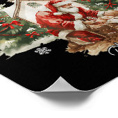 Poster Every Knee Shall Bow Santa Christmas Nativity Scen (Coin)