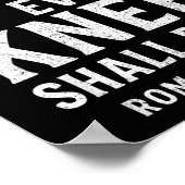 Poster Every Knee Shall Fall Romans 14_11  (Coin)